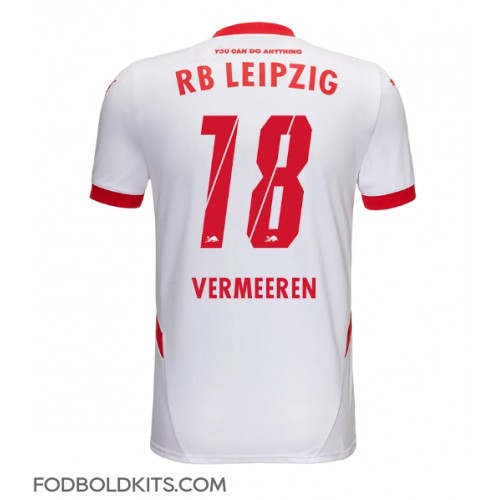 RB Leipzig Arthur Vermeeren #18 Hjemmebanetrøje 2024-25 Kortærmet